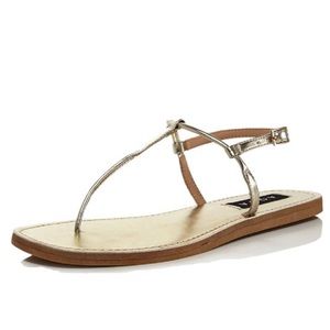 Aqua Gold Sandals